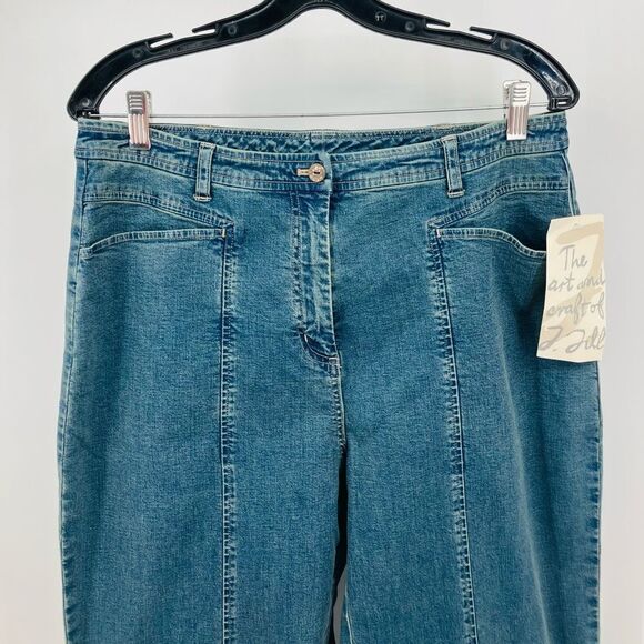 New with tags | j.jill out of the blue wide leg jeans | size 12 - Picture 2 of 7